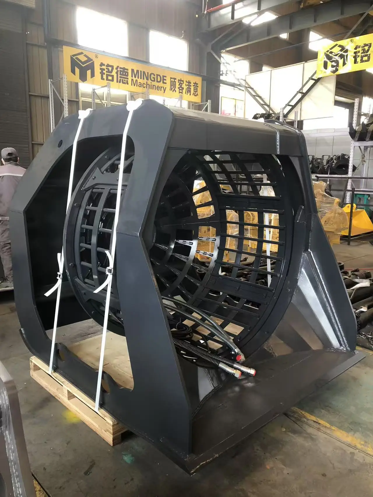 MONDE Excavator Attachments Screening Buckets Rotary Screen Bucket