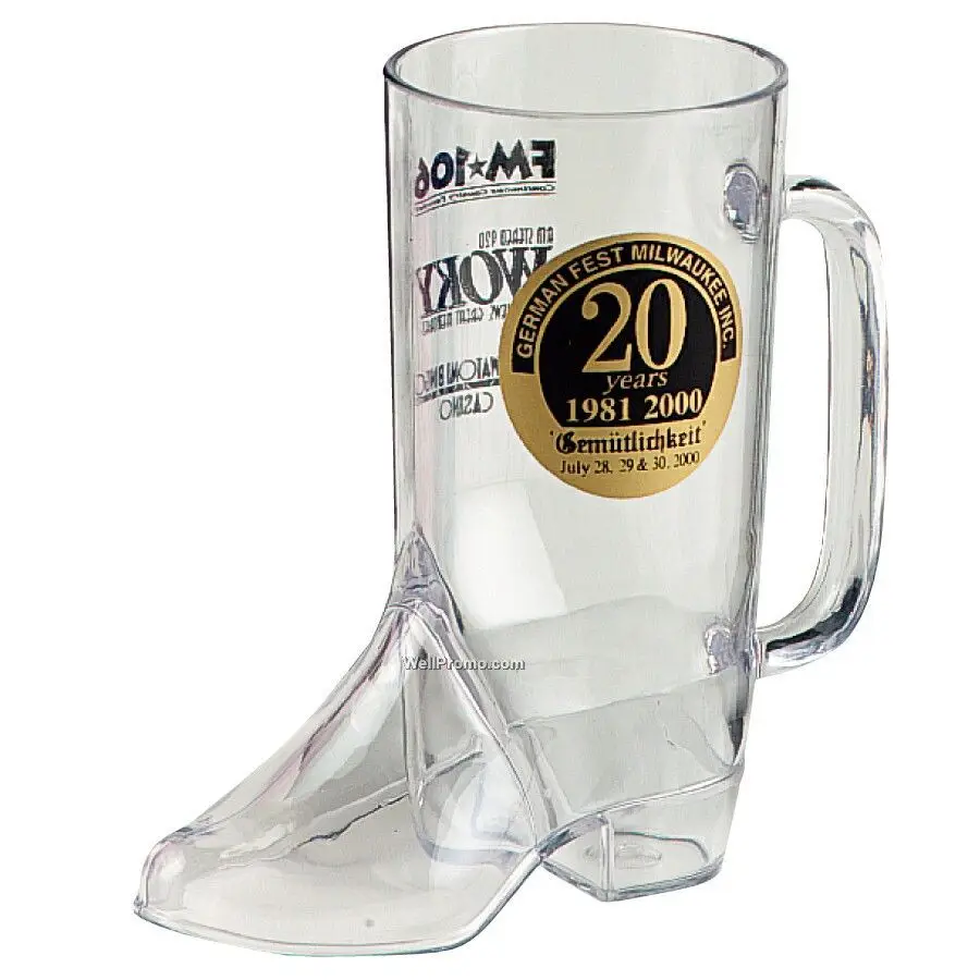European Fashionable First Rate High Quality food grade beer boot cup Bpa free