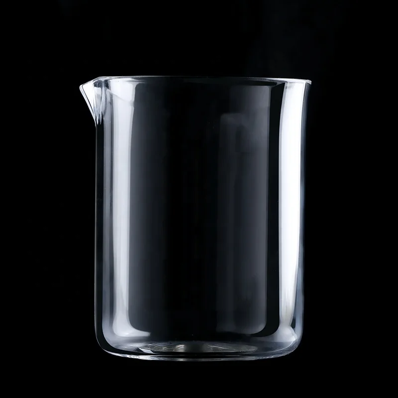 customized transparent flat bottom quartz glass crucible melting quartz laboratory crucible beaker