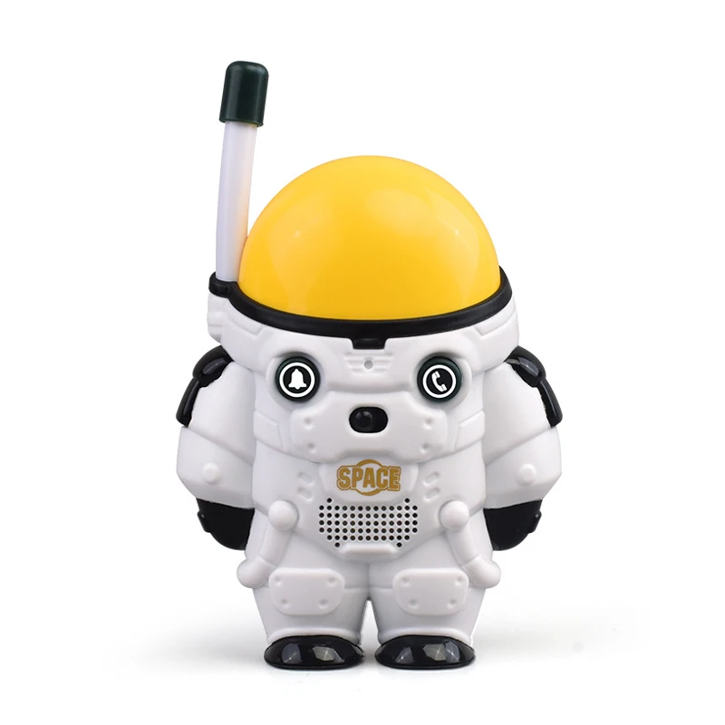Electric long range cute space astronauts phone walkie-talkie toy for kids