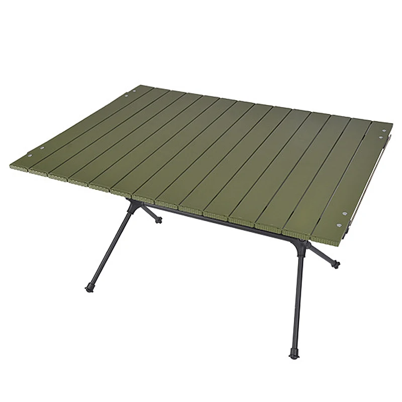 Modern aluminum alloy outdoor picnic table Factory wholesale aluminum alloy folding storage Portable picnic camping table