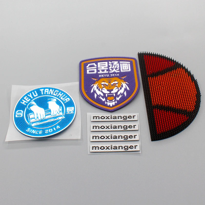 Tatatmi Reflective Heat Transfer Garment Label Custom Clothing Tag Wholesale 3d Heat Transfer Silicone Logo Pvc Patch Sticker