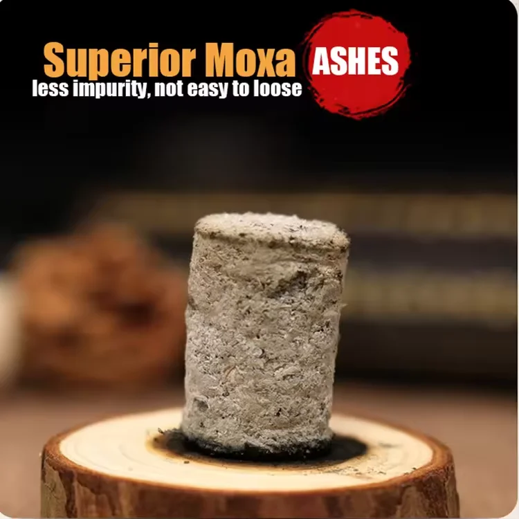 108 Cones 20:1 Moxa Tube Artemisia Mugwort Wormwood Cone Moxibustion Roll Handmade Moxa Column for Sale