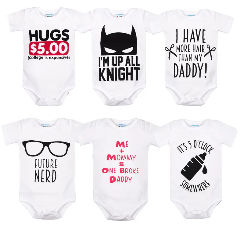 customized baby boys girls clothes newborn baby clothes cotton romper
