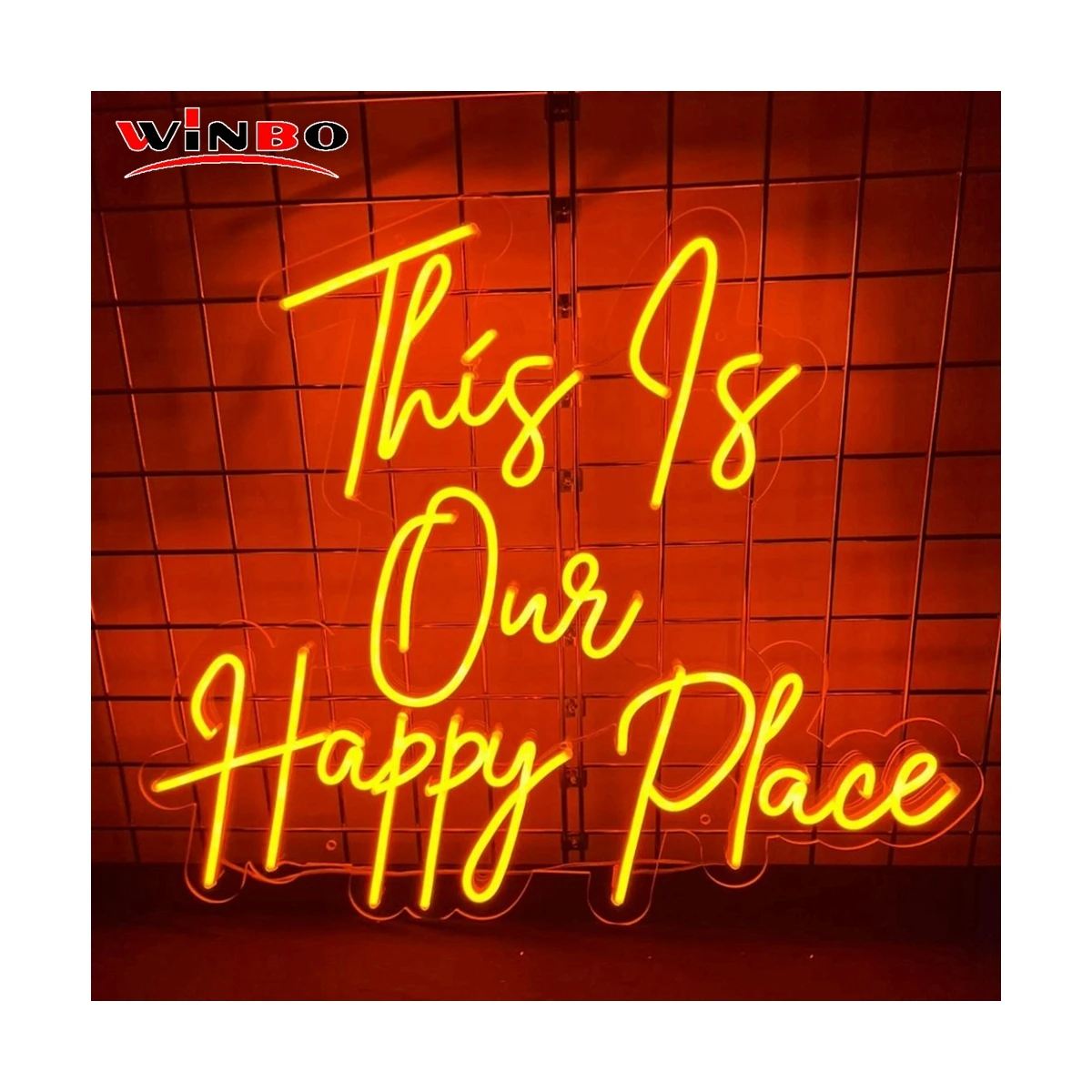 Drop Shipping Shenzen Winbo Wall-mounted Custom Neon Sign Letters Led Neon Sign Light