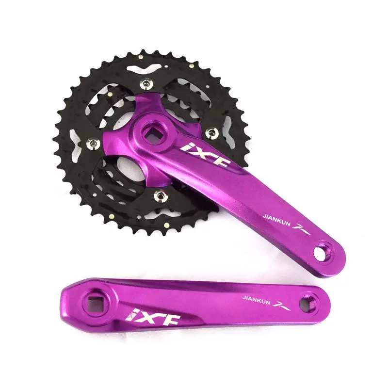 IXF Mountain Bike Tooth Disc Crank Sprocket Hollow Integrated Chainline Crankset 10 Speed 30 Speed 24-32-42T For MTB