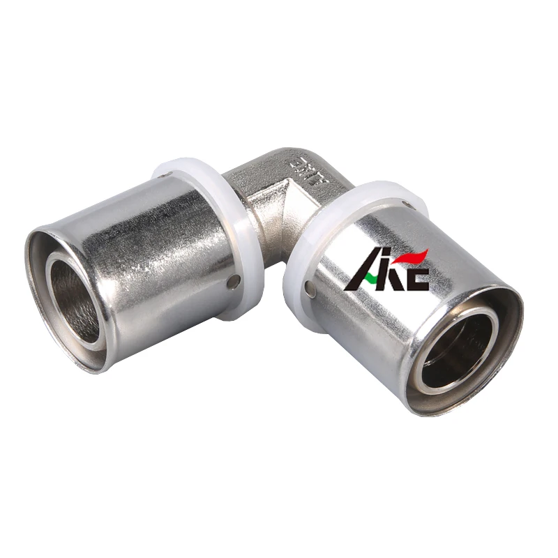 pex pipe press fittings copper press fittings brass press equal elbow for plastic tube pipe