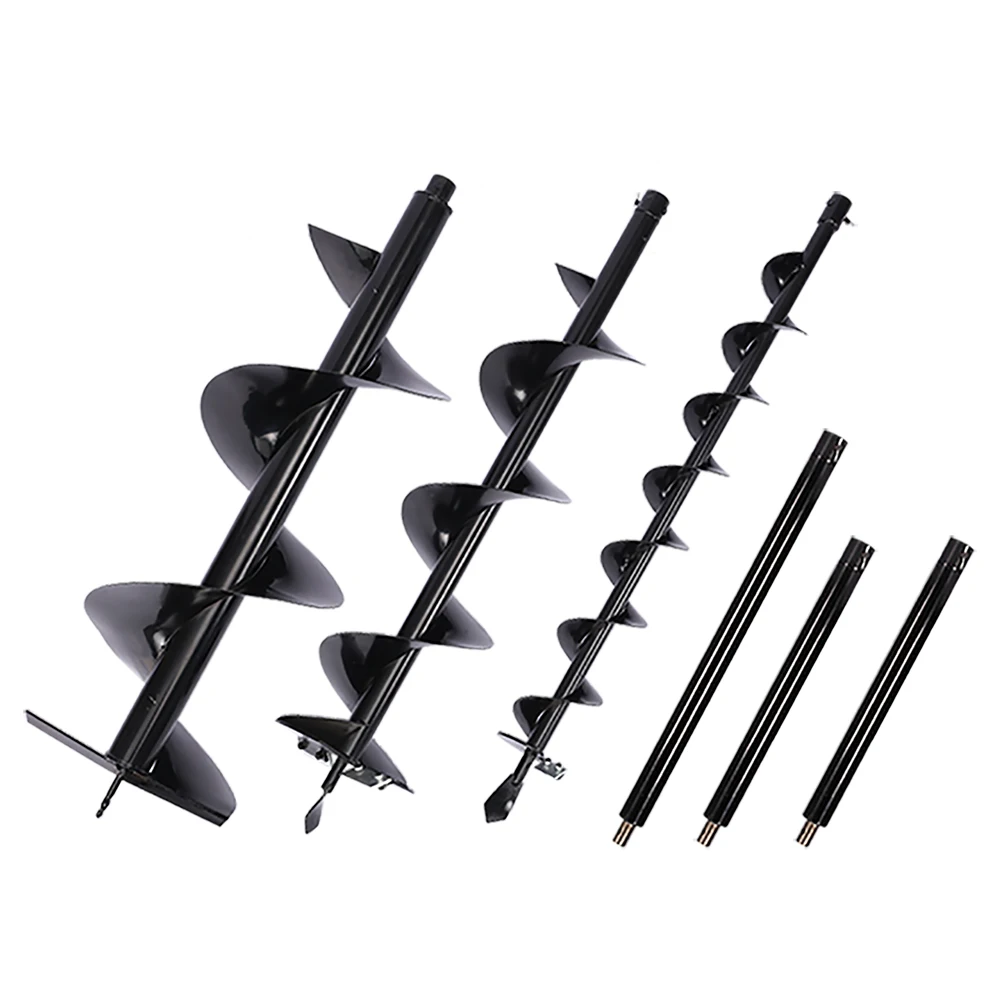 Garden Planter Spiral Drill Bit Flower Bulb Auger Yard Gardening Bedding Planting Post Hole Digger Tools