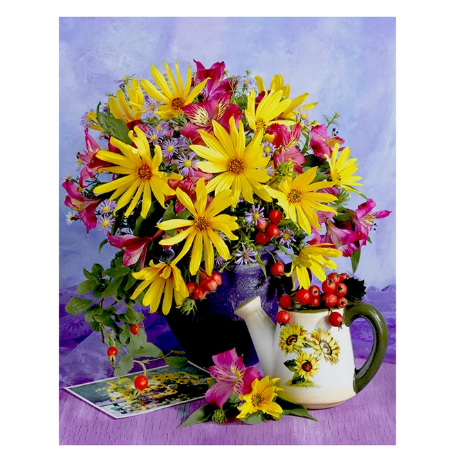 colorful flower pattern diamond painting gift kids diamond painting diamond mosaic painting