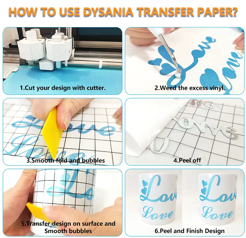 Shunaimei Wholesale Letters Pattern Graphic Design Sign Film Transfer Tape Self Adhesive Application Vinyl Advertising