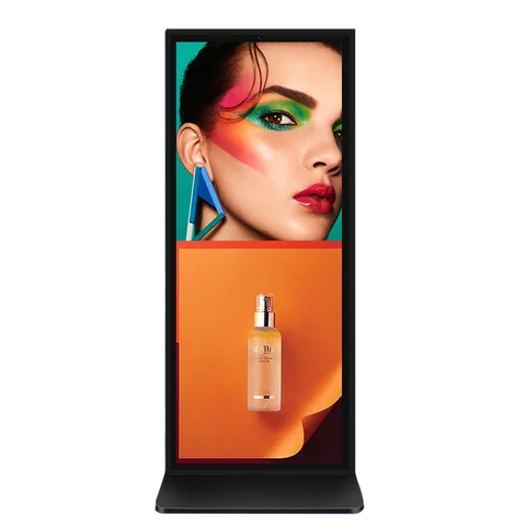 Media Player Floor Standing Digital Signage Menu Boards Advertising Display Wifi LCD Screen Maker Ads