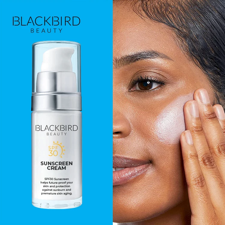 Private Label Natural Waterproof Korea Sunscreen SPF30 Cream Protection Skin Moisturizing Sunblock Anti UV Sunscreen Cream