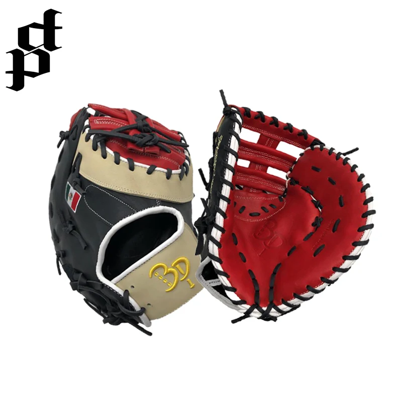 custom professional pitcher softball glove genuine kip leather baseball gloves