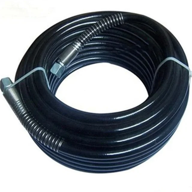 Flexible Steel Braided Hose Wire Braided Hydraulic Airless Paint Sprayer Hose