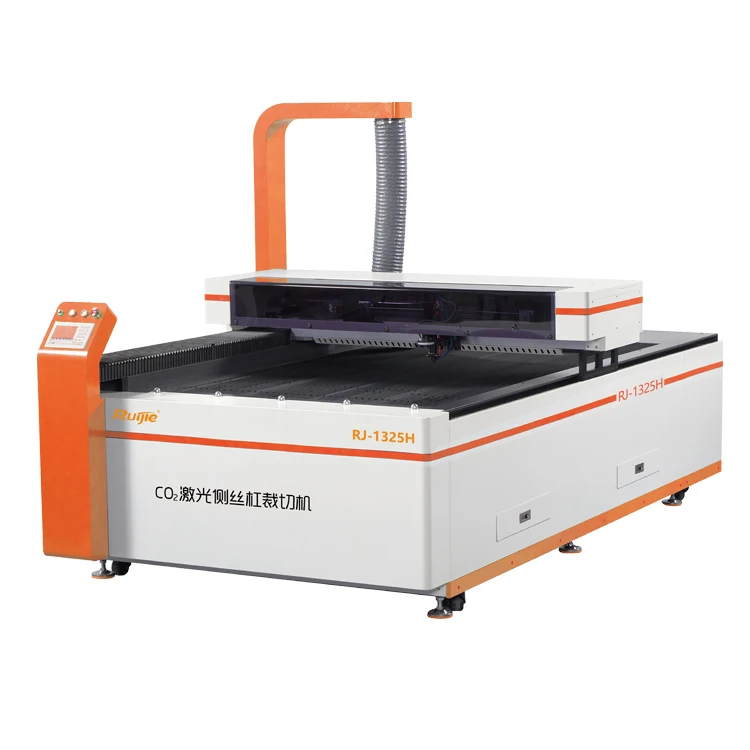 RJ1325 large format co2 laser cutting machine 80-300w Non-metal engraving machine ball screw high precision