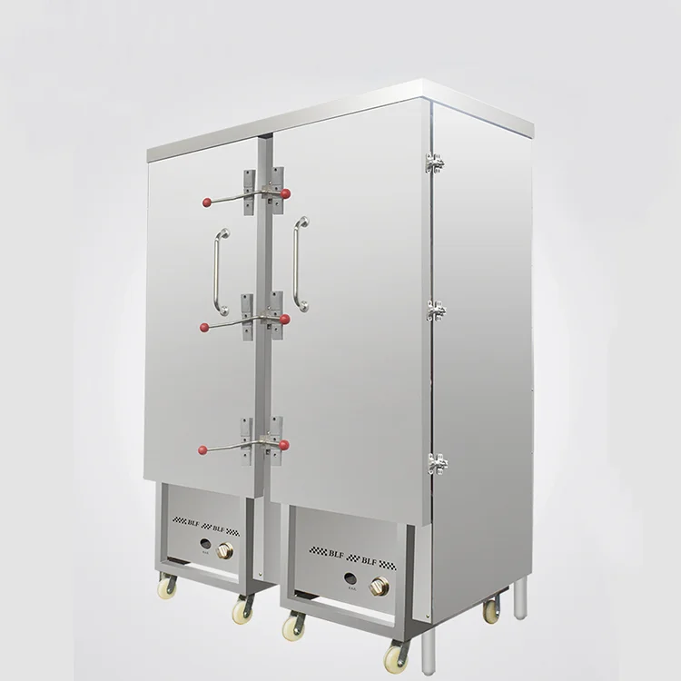 Commercial Kitchen Stainless steel electric gas rice fish dim sum steam cabinet steaming steamer cabinet