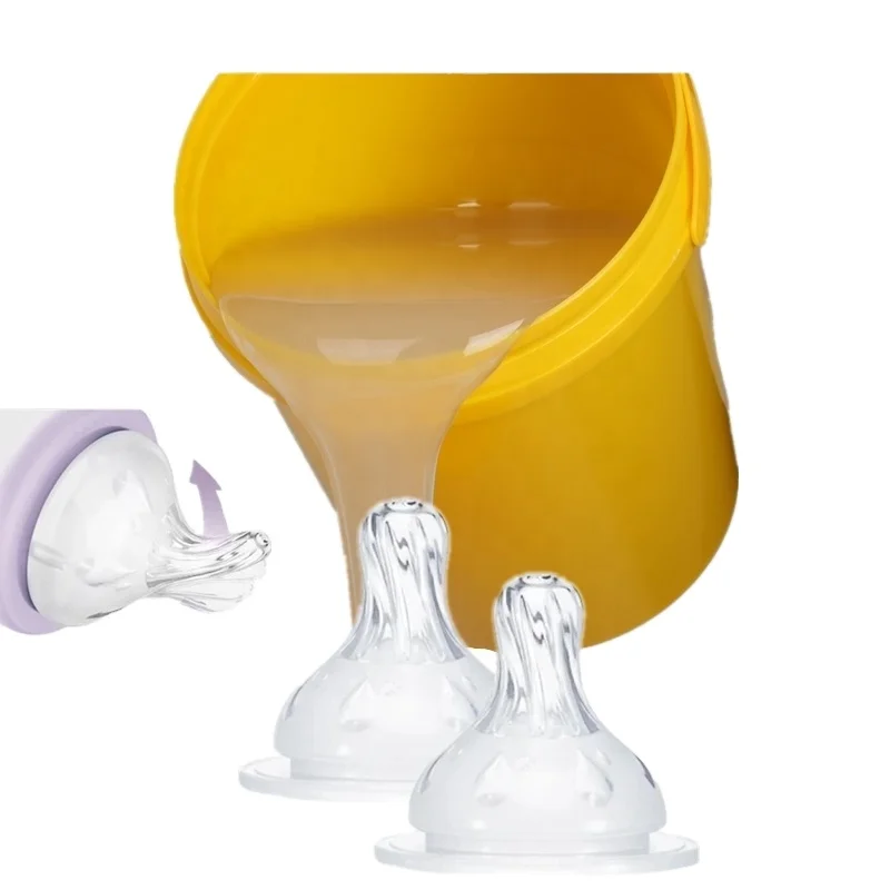 Food Grade High Transparent Baby Products Making Platinum Cure LSR Liquid Silicone Rubber