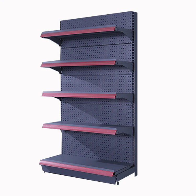 Reasonable Price Metal Shelf For Shops Store Display Rack Single Side Supermarket Shelving