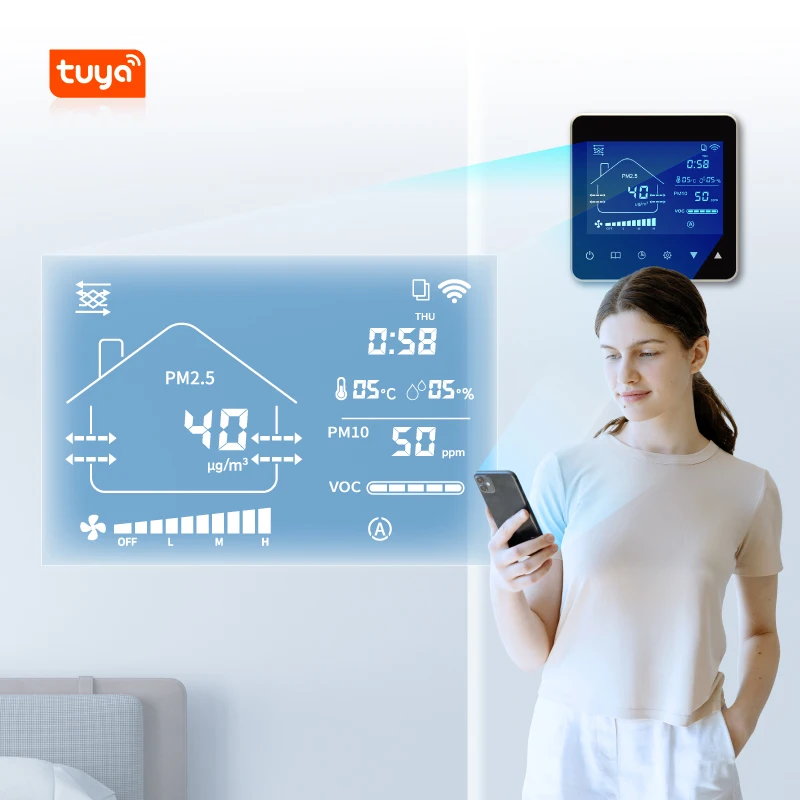 Single-direction fresh air home ventilation system air ventilator for home