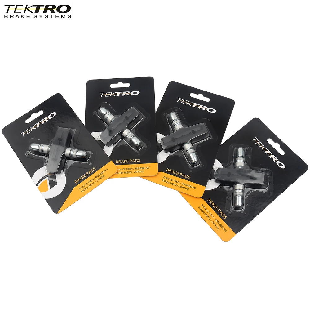 Tektro Rim Brake Shoes 836.12V Mountain Bike V Brake Pad for Aluminum Alloy Wheel V Brake Pad