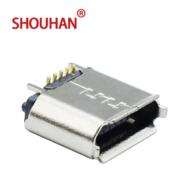  Микро-DIP SMD разъем муфтовый стыковочный usb сиденье MICRO 5 pin серия