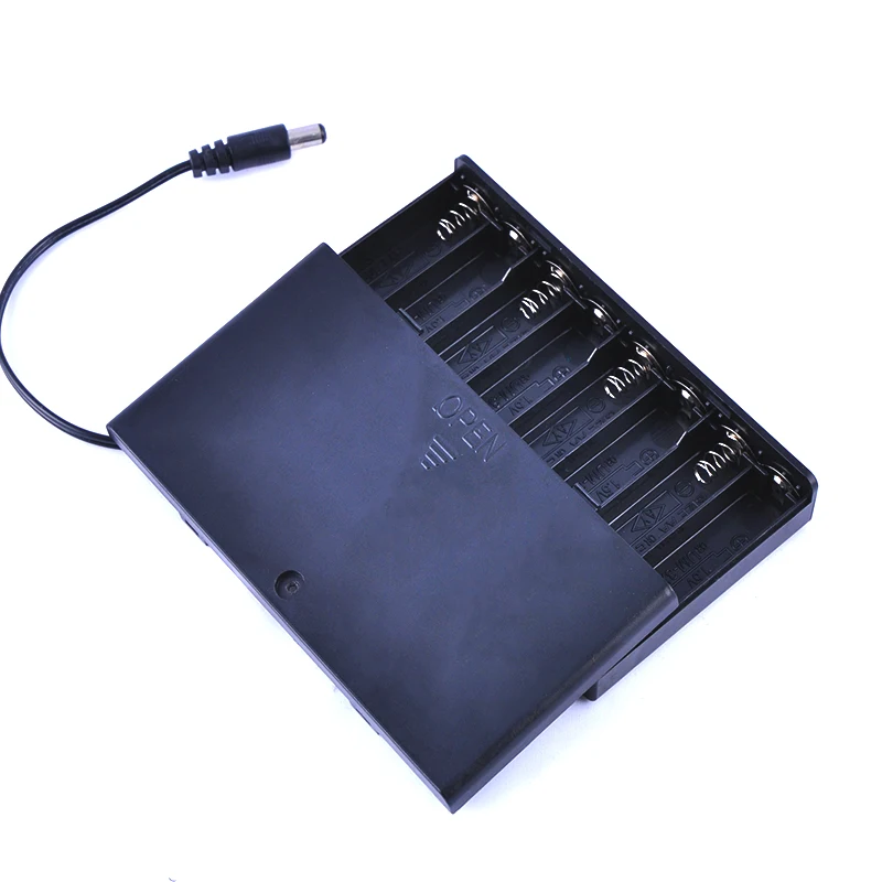 5v 6v 3 4 solt 2aa 3xaa 4xaa waterproof battery holder with pin cover connector