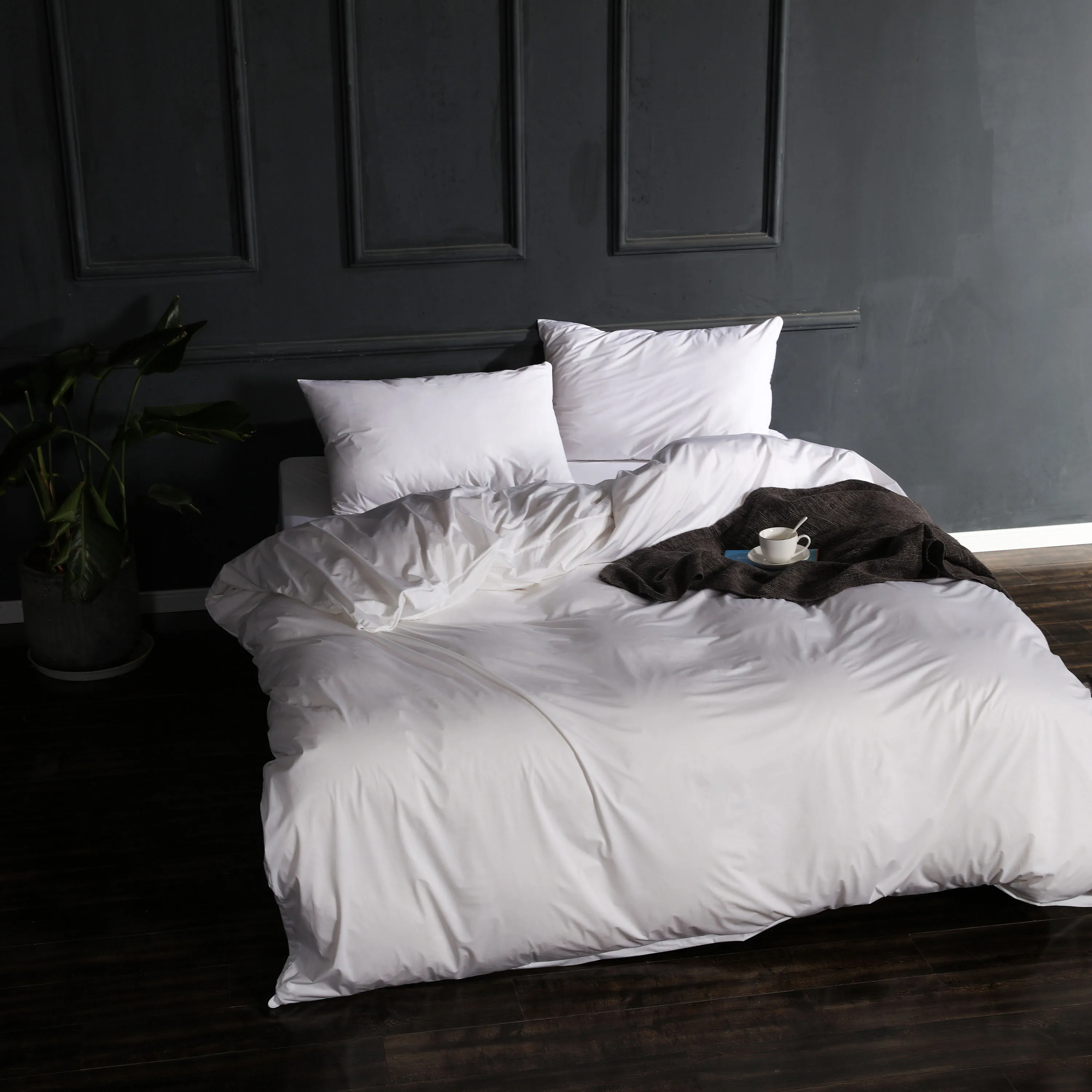 Высокое качество белый отель Королева Размер Матрас протектор/трикотажная ткань водонепроницаемый матрас покрытие белое покрывало протектор