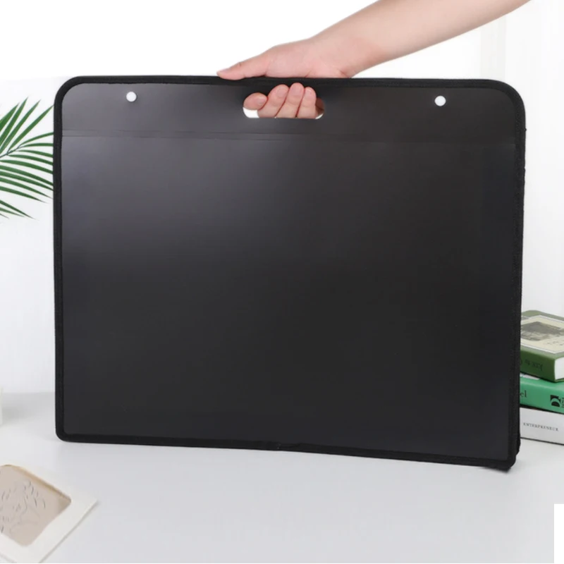 PP Customize Large Capacity Expandable File Folders Clear Document Picture Folder Hand Bag
