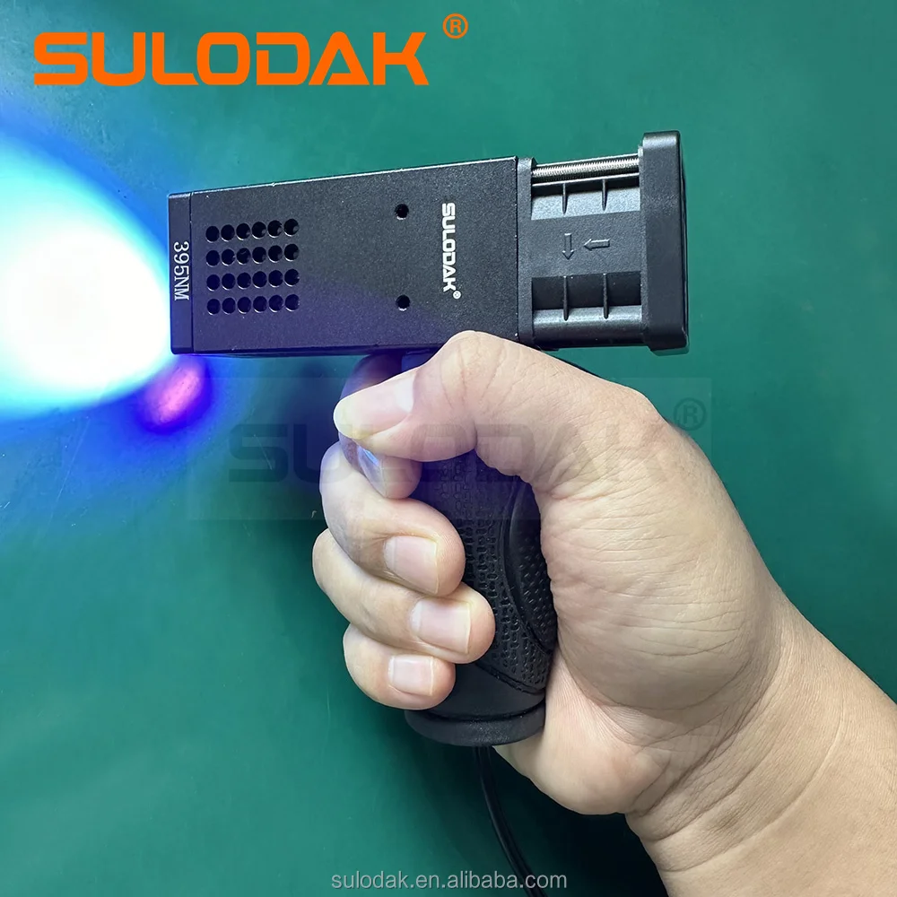Ultraviolet Lamp Handheld LED UV Lamp 20*20mm For Car repair Priming quick curing undercoat with power supply full set
