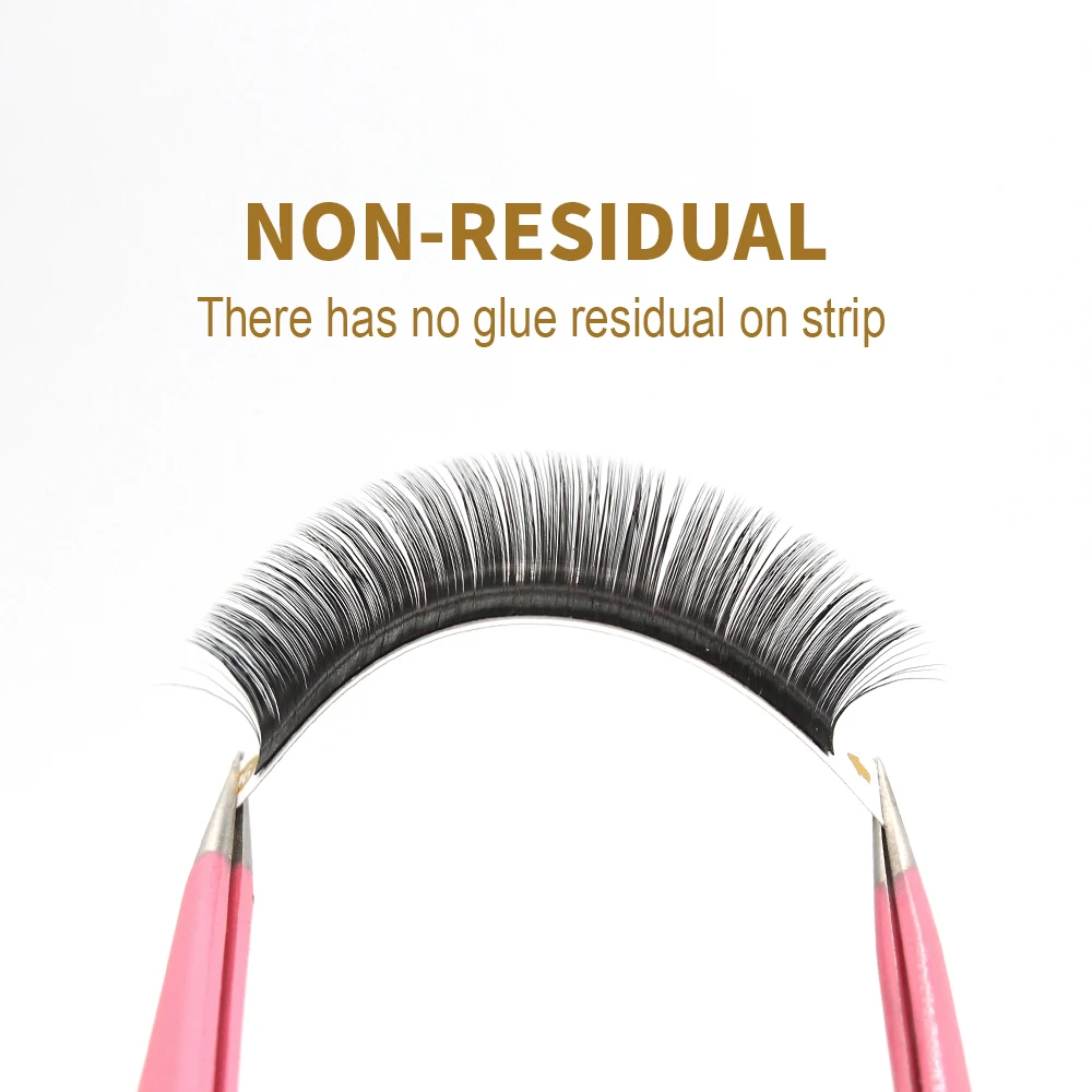 16Rows Individual Eyelash Extension for Professional Lash C/D/DD Fake Eyelashes Natural Soft Faux Mink Black Matte Maquiagem