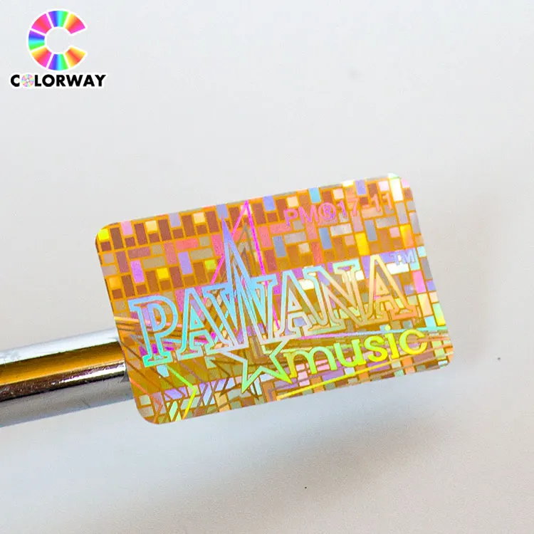 Custom Make Holographic Sticker Label authenticity Security Hologram Sticker Label 3D anti-fake Hologram Sticker