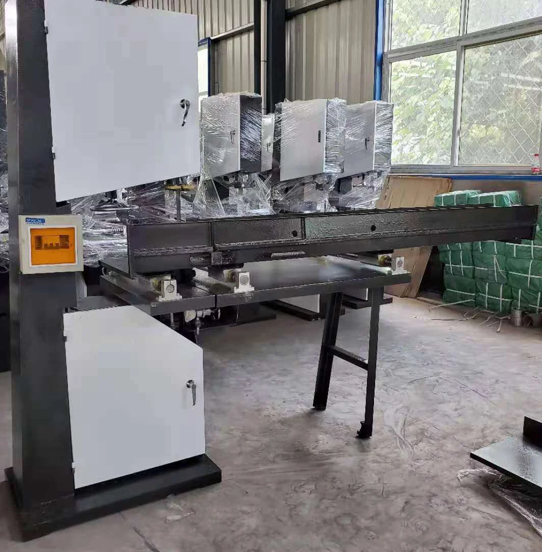 good quality high speed toilet paper band saw cutter automatic jumbo roll paper cutting machine