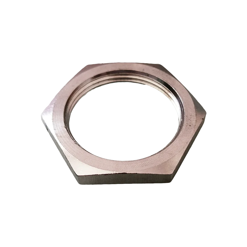 
Stainless steel hard tube hexagonal anti-loosening galvanized pipe lock nut 