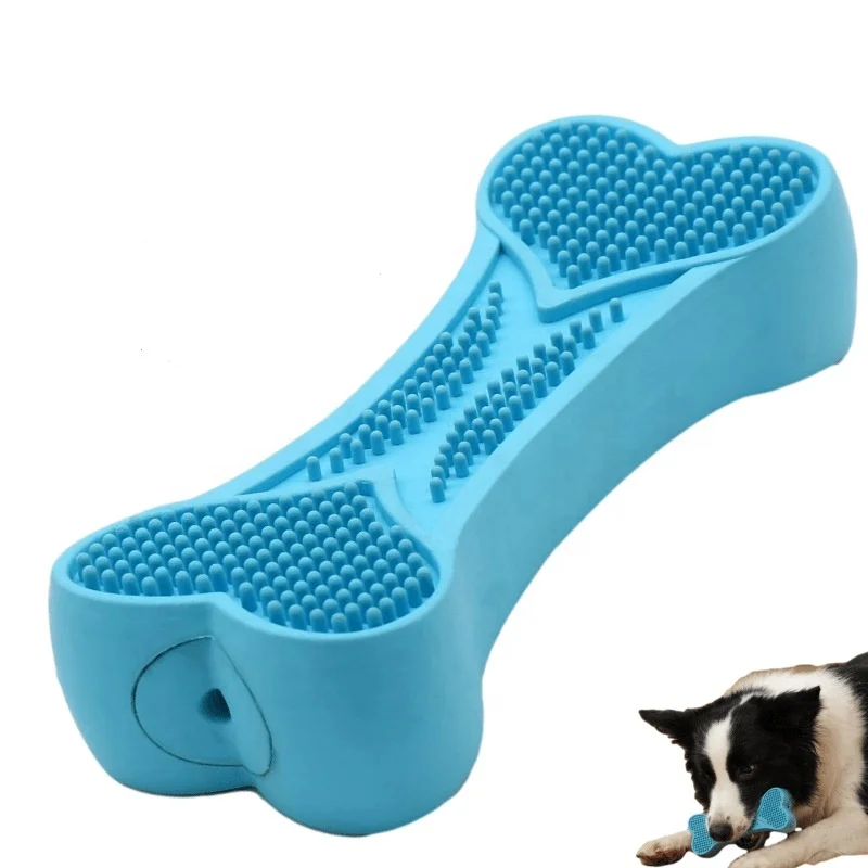 Rubber Bone Pet Dog Toys First-grade Quality Highly Durable Natural rubber customized color Dogs Chew Toys