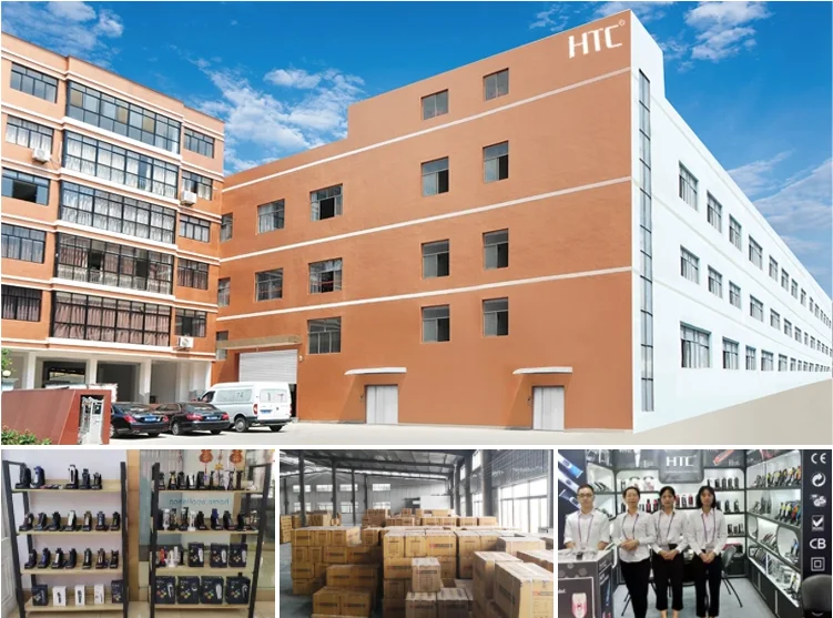 HTC AT-566 fully Matel body LCD Hair machine for barber use HTC Hair Clipper rechargeable trimmer