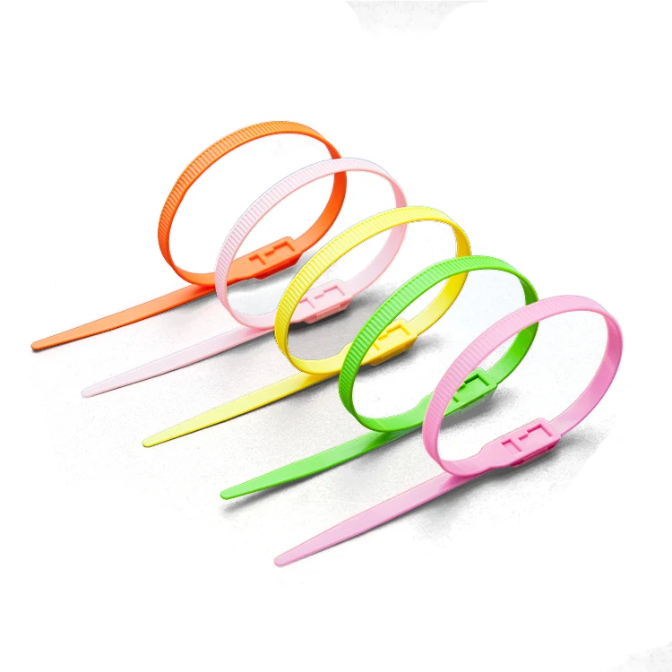 JAGASL Colorful Cheap Releasable Plastic Cable Tie Lock For Playground cable ties reusable