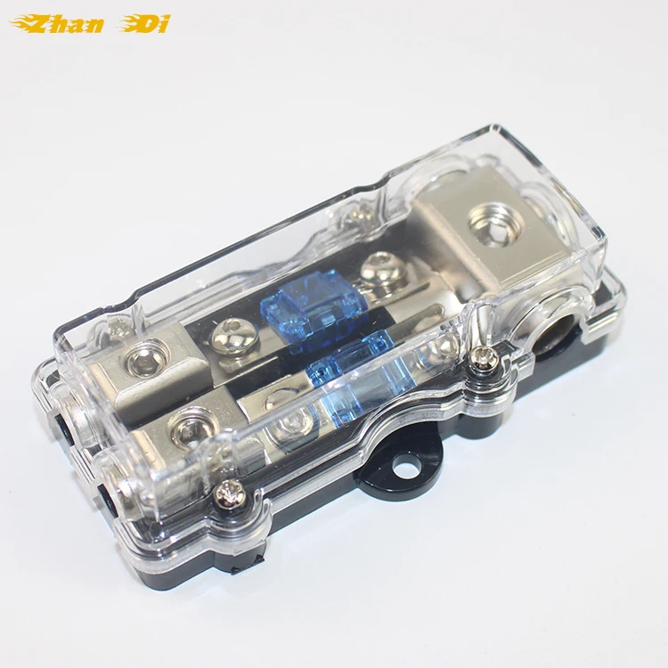 OPEN 60A 80A 100A Auto Car Stereo Audio Solar Energy Circuit Breaker Reset Fuse RV Fuse 12V 24V Protective Fuse Holder