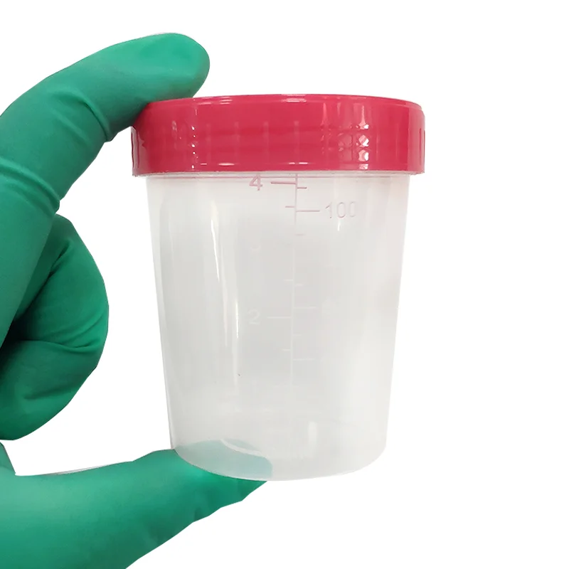 Urine Collection Container Laboratory Hospital Consumables Urine Measurement Disposable 120ml Urine Sample Cup