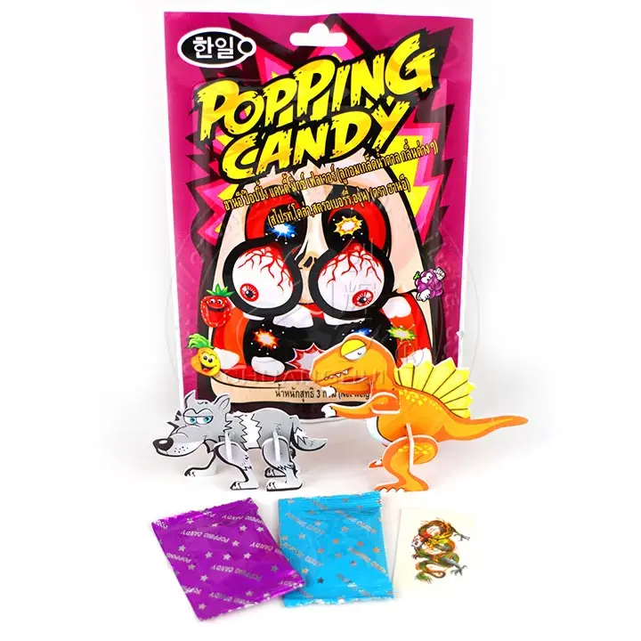 Popping Candy toy / Popping Candy with 3D Jigsaw Puzzle , Paper in box