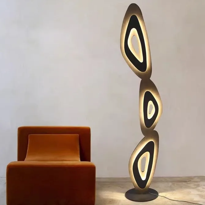 Designer Model Room Modern Simple Living Floor Lamp Sales Office Decoration Light and Shadow Art Study Lights