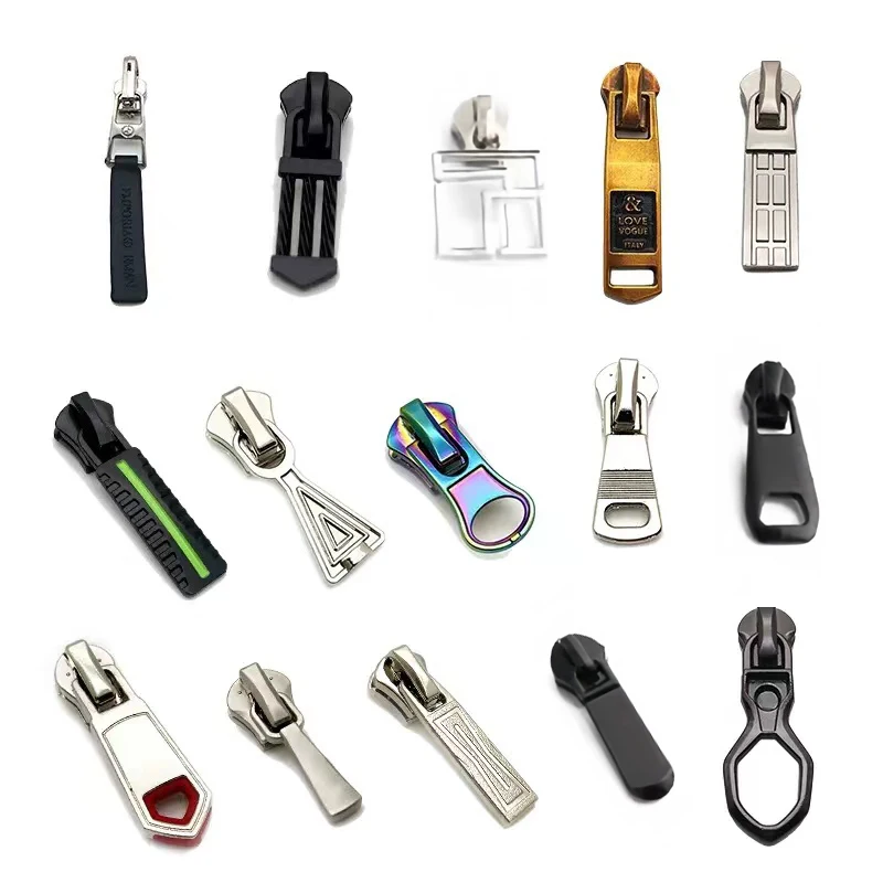 5# Nylon zipper head accessories Handbag clothing zipper pull slider