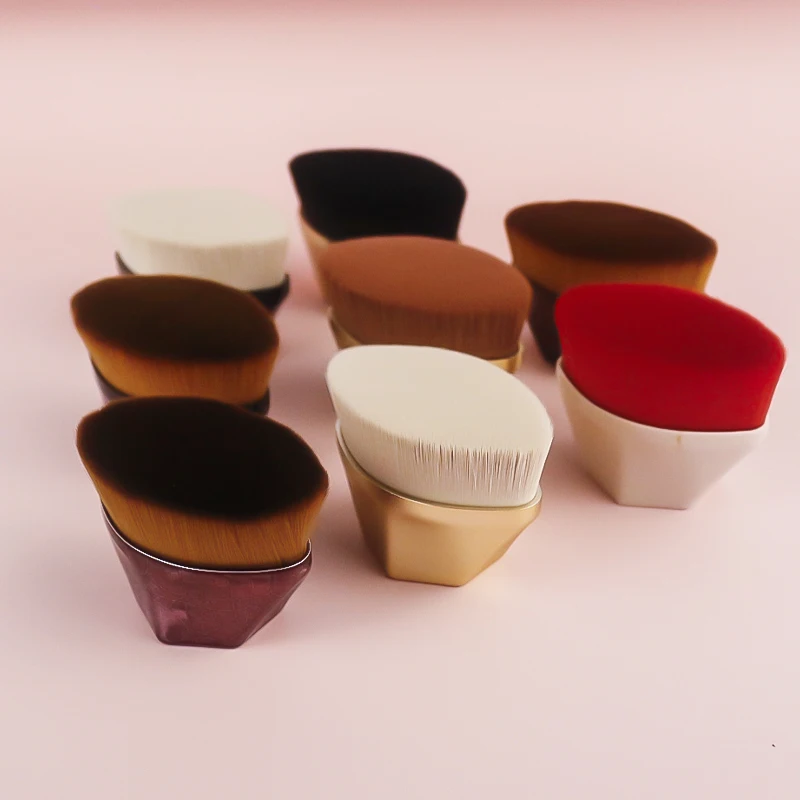 Wholesale Factory Price 55 Petal Professional Foundation Brush Cosmetics Beauty Makeup Tools Custom Logo Single Brush