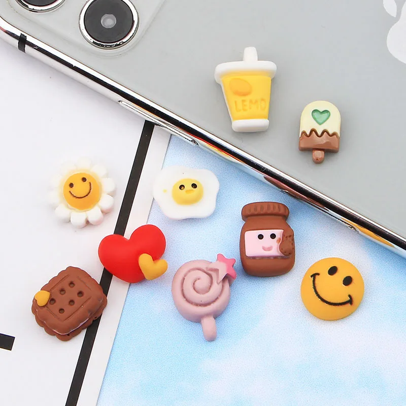 Drink Lemon Carrot Flatback Resin Charms Drink Lemon Carrot For Slime Mobile Case Keychain Diy Craft Decoration Flat Back Resin