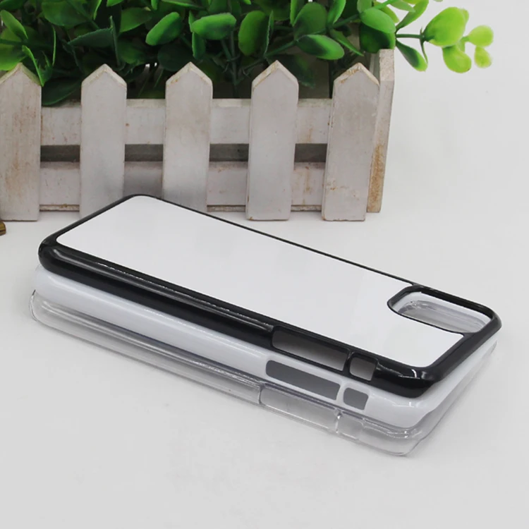 Factory Direct Sample Free 2D PC Sublimation With Metal Sheet Phone Case For iPhone 11 Black Plastic Sublimation Case