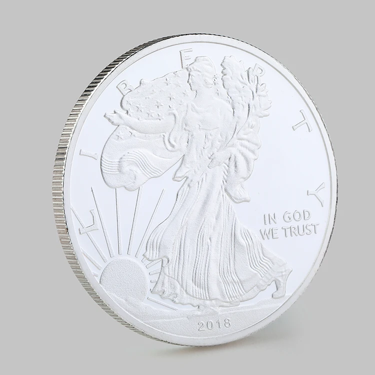 ELIZABETH II D.G.REGINA Customized Metal Silver Plate Coin