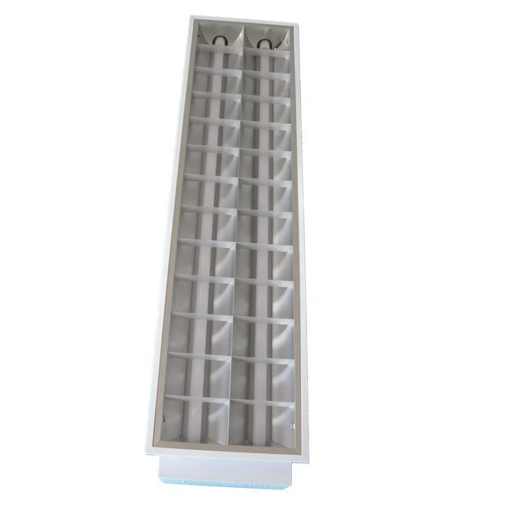 GL-1004, производственным предприятием, T8 светодиодный 2*40 Вт 48 дюймовая перекрытия светильник решетка лампы гнезда установленный флуоресцентная Трубная решетка настенный светильник