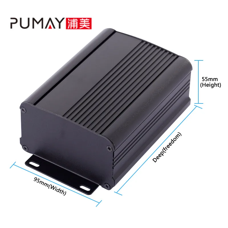 95x55-L aluminum case instrument enclosure manufacturers of enclosures