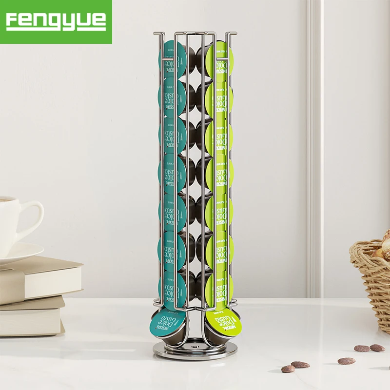 Fengyue Design&Produce Slim Vertical Stand Coffee Pod Storage for Dolce Gusto Capsules