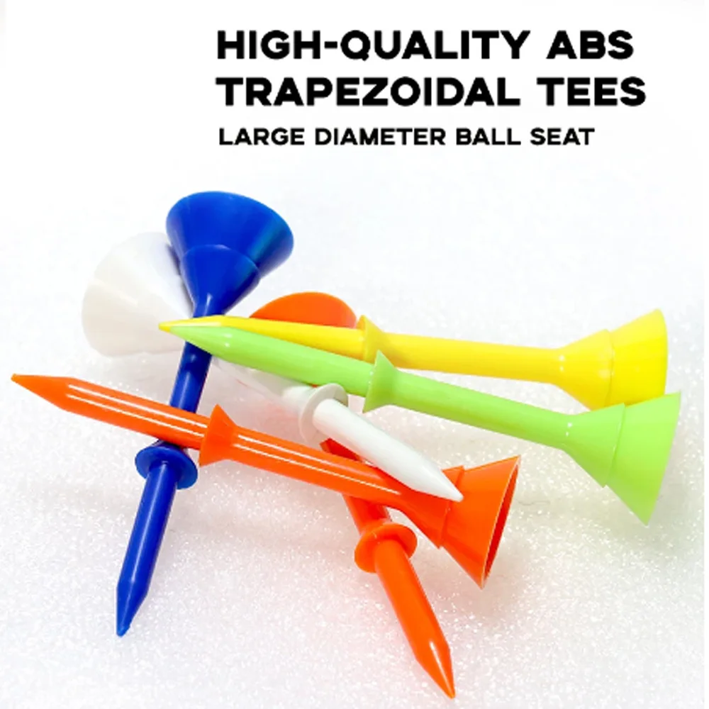 Wholesale Double Layer Plastic Golf Tee  Reduce Friction Large Cup Top for Ball Holder  3 1/4-Inch Stable and Durable Golf Tee