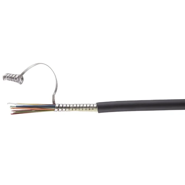 8.2mm Outdoor Armored cable assembly Single mode Multi mode Duplex LC UPC connector with earth cable Fiber Optic patch cord